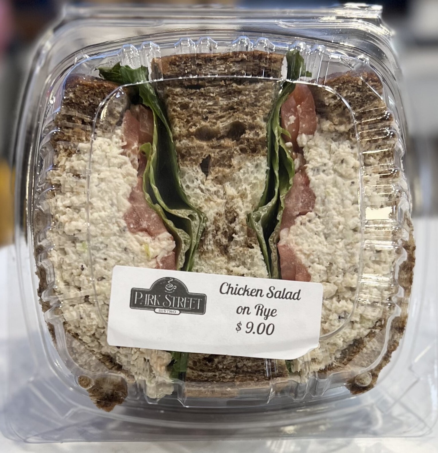 Panini Pressed Chicken Salad Sandwich Park St. Bistro